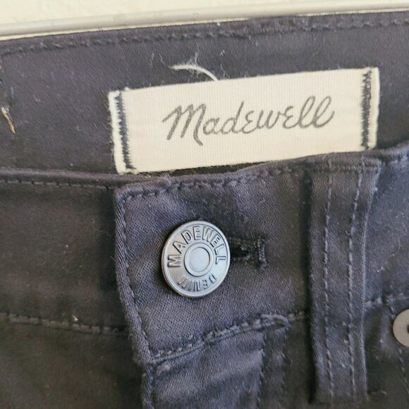 Madewell NWOT 9" High-Rise Skinny Jeans in Black Size 25 - Picture 6 of 10